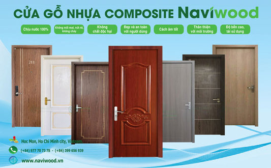 Cửa gỗ nhựa composite đẹp thủ đức