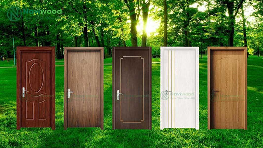Cửa phòng ngủ gỗ nhựa composite đẹp và sang trọng Gia Lai mới nhất