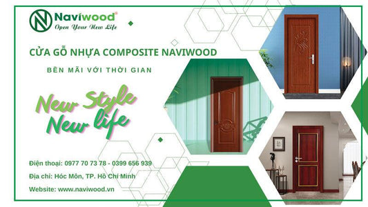 cửa phòng ngủ gỗ nhựa composite đẹp chuẩn phong thủy tại Phú Quốc