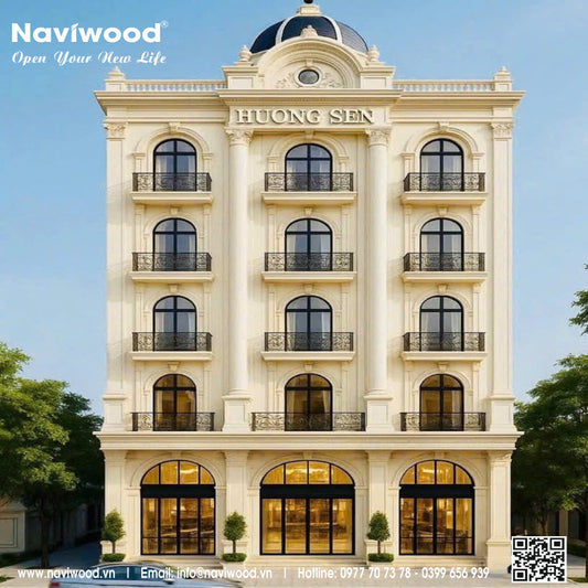Sản phẩm chất lượng cao, đồng bộ Naviwood cung cấp trọn gói bộ cửa khách sạn đồng bộ từ khung – cánh – nẹp – phụ kiện, đảm bảo sự ăn khớp tuyệt đối, không phát sinh lỗi trong quá trình lắp đặt và sử dụng.