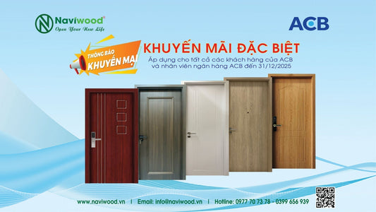 Đổi Điểm ACB Rewards Nhận E-Voucher Cửa Gỗ Nhựa Naviwood
