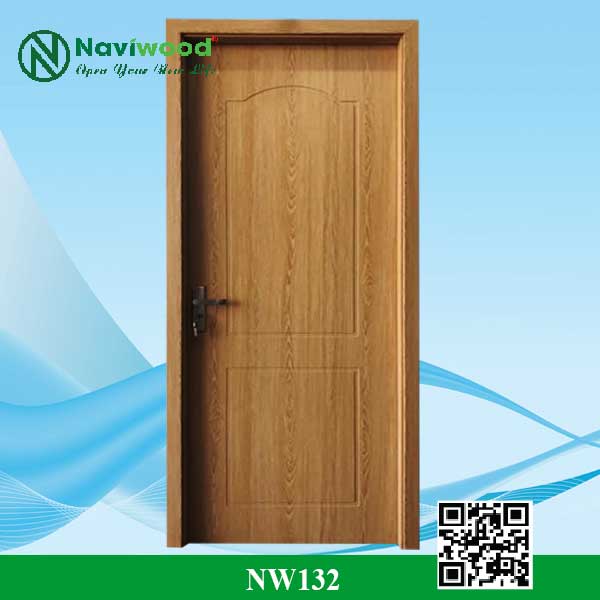 Cửa gỗ nhựa composite NW132 - Bán cửa gỗ nhựa Naviwood