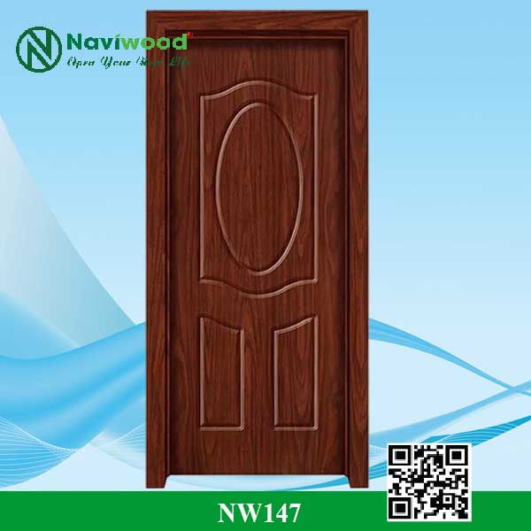 Cửa gỗ nhựa composite NW147 - Bán cửa gỗ nhựa Naviwood