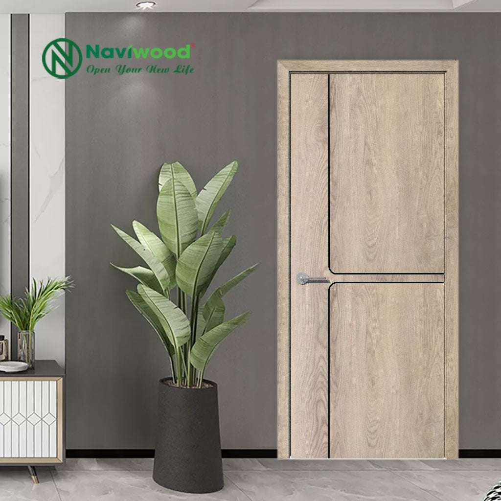 Cửa gỗ nhựa composite NW104: Vẻ đẹp hoàn hảo - Cửa gỗ nhựa Naviwood