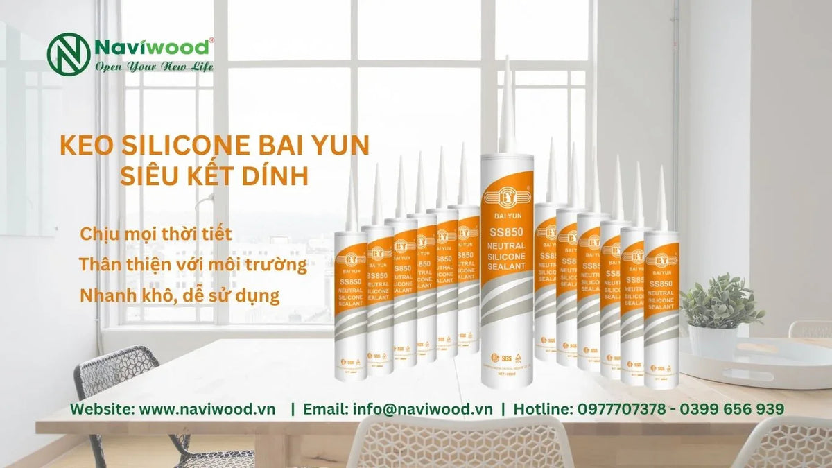 Keo Silicone Baiyun SS850: Giải Pháp Chống Thấm Toàn Diện