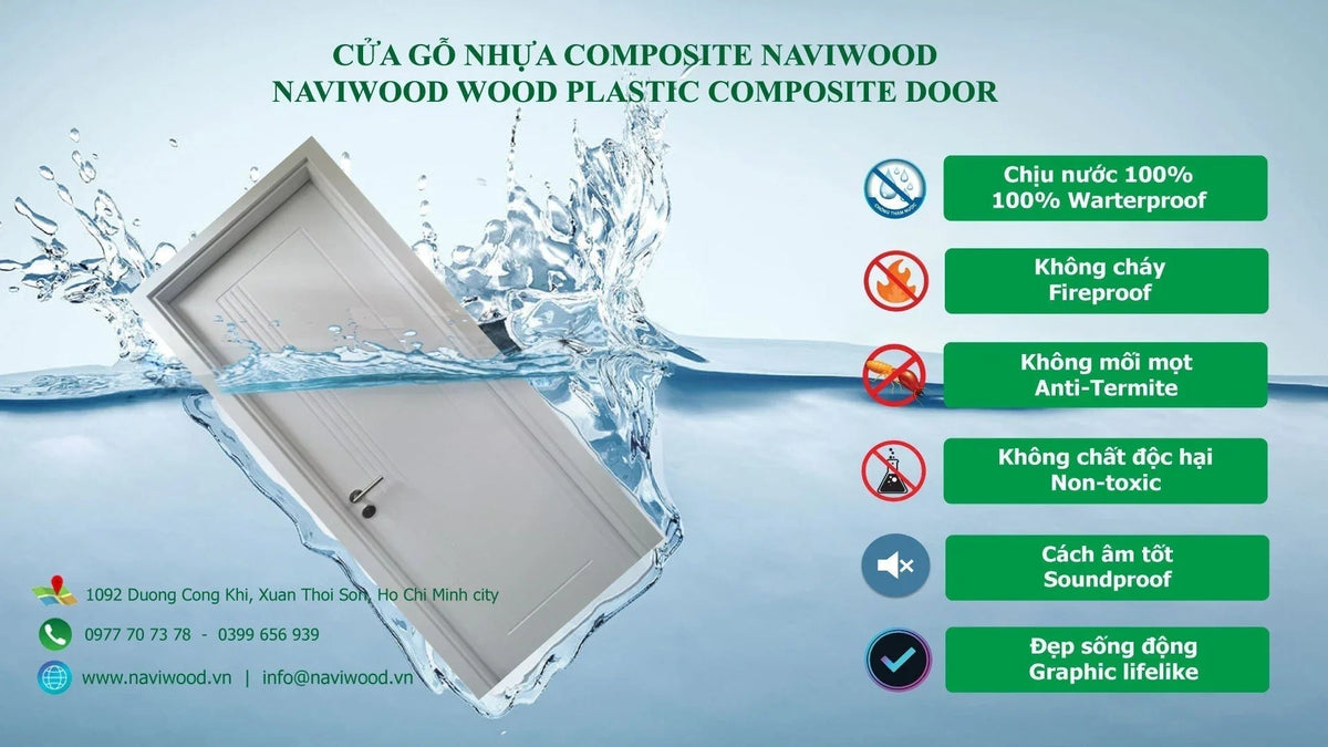 Cửa Gỗ Nhựa Composite Naviwood Tại Đồng Tháp Mười