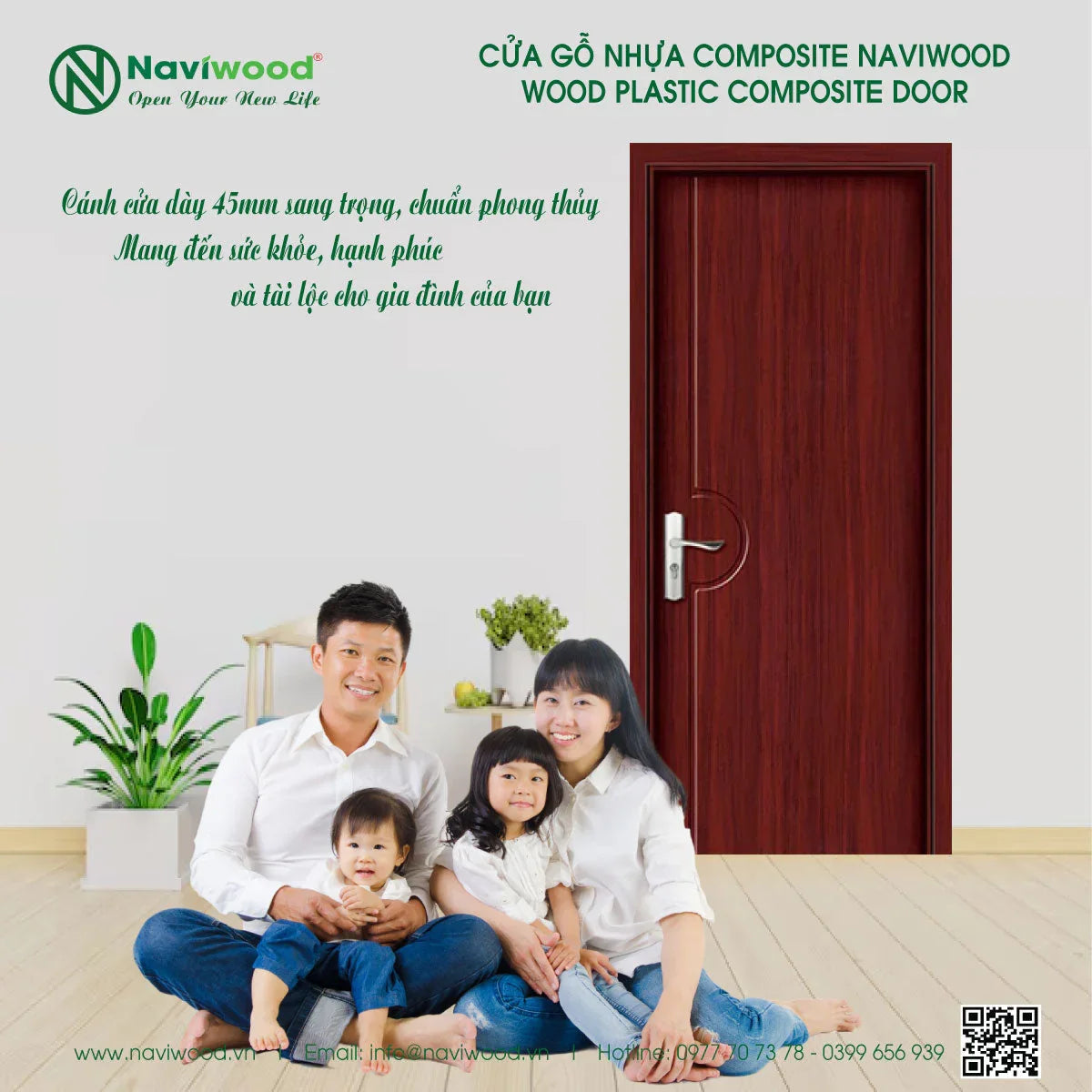 Có nên mua cửa gỗ nhựa composite giá rẻ hay chọn Naviwood cao cấp?