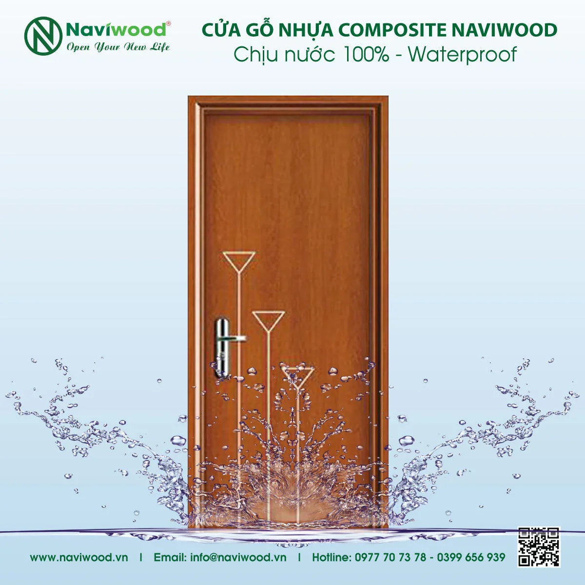 Báo giá cửa gỗ nhựa composite Naviwood mới nhất tại TP. Hồ Chí Minh