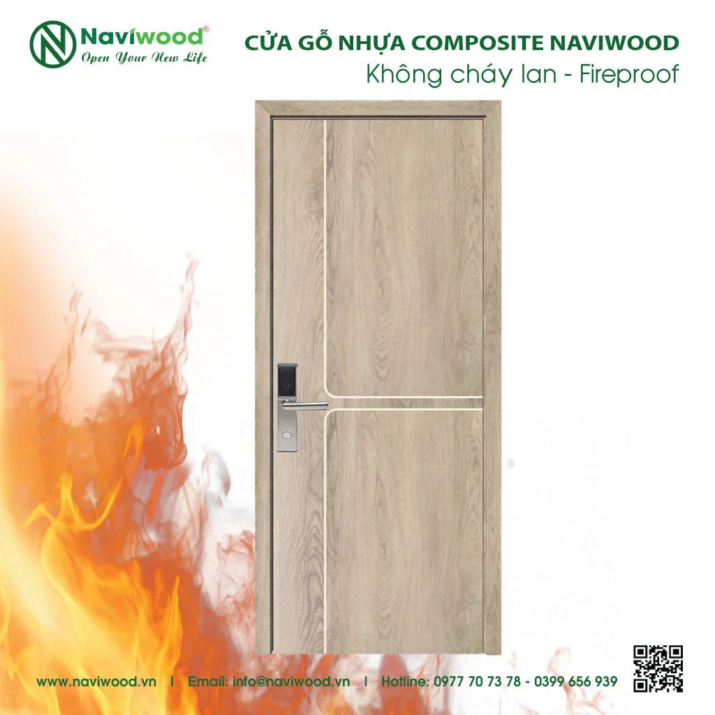 Naviwood cung cấp cửa gỗ nhựa composite cao cấp tại Trà Vinh