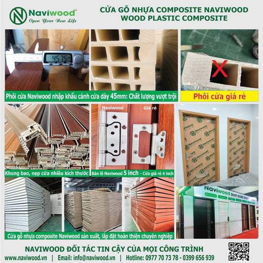 Cách chọn cửa gỗ nhựa composite Đà Lạt