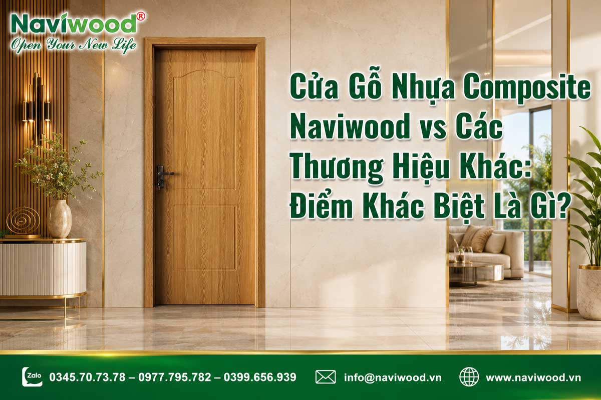 Cửa Gỗ Nhựa Composite Naviwood vs Các Thương Hiệu Khác: Điểm Khác Biệt Là Gì?