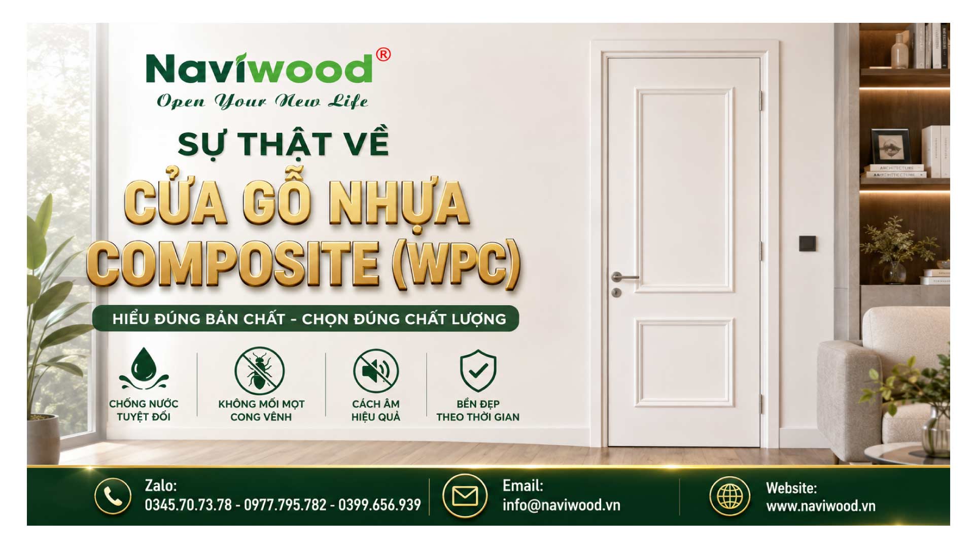 Sự thật về cửa gỗ nhựa Composite (WPC)