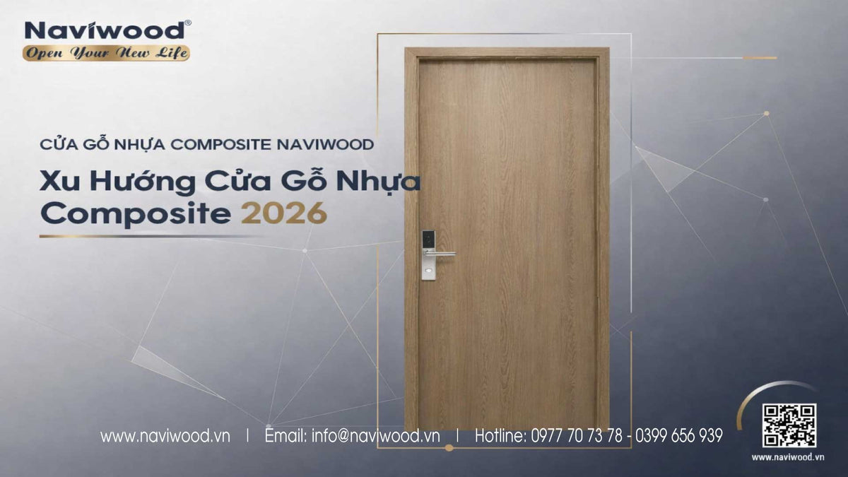 Xu Hướng Nội Thất 2026: Cửa Gỗ Nhựa Composite - Lựa Chọn Của KTS