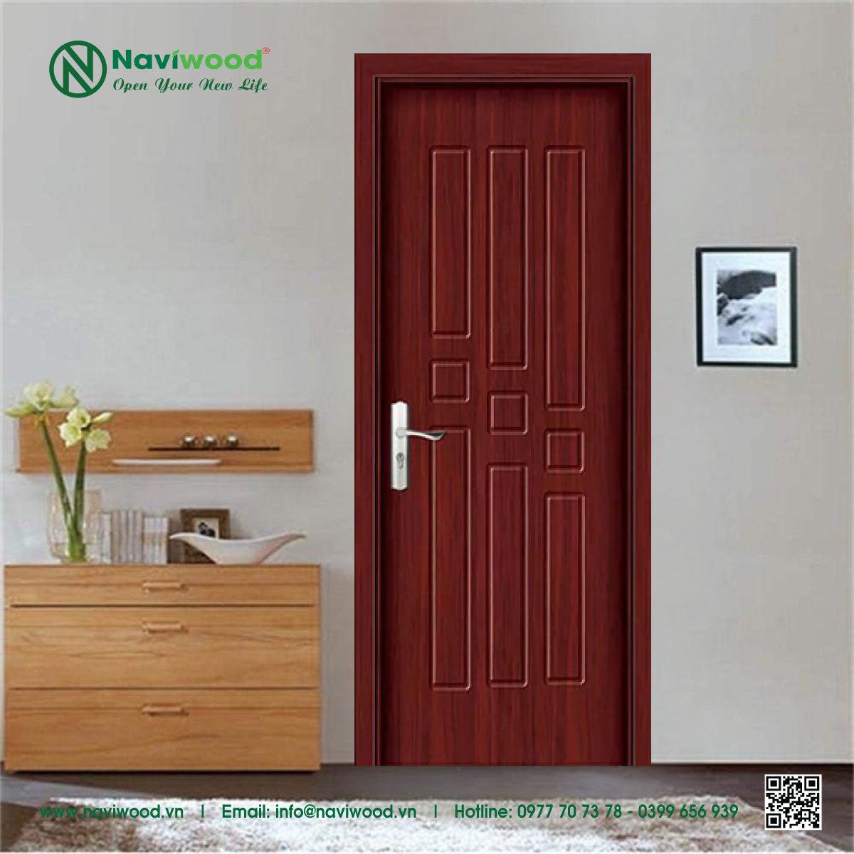 Cửa Nhựa Composite Naviwood NW38 - Lựa Chọn Hoàn Hảo - Cửa gỗ nhựa Naviwood