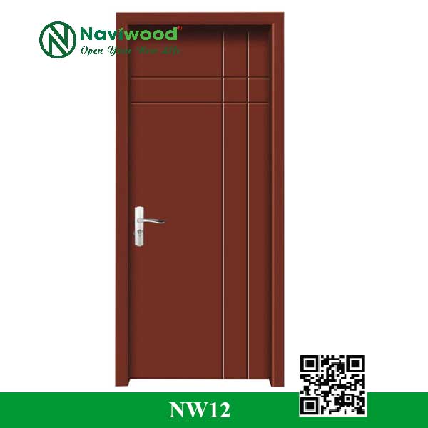 Cửa gỗ nhựa composite NW12 - Bán cửa gỗ nhựa Naviwood