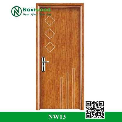 Cửa gỗ nhựa composite NW13 - Bán cửa gỗ nhựa Naviwood