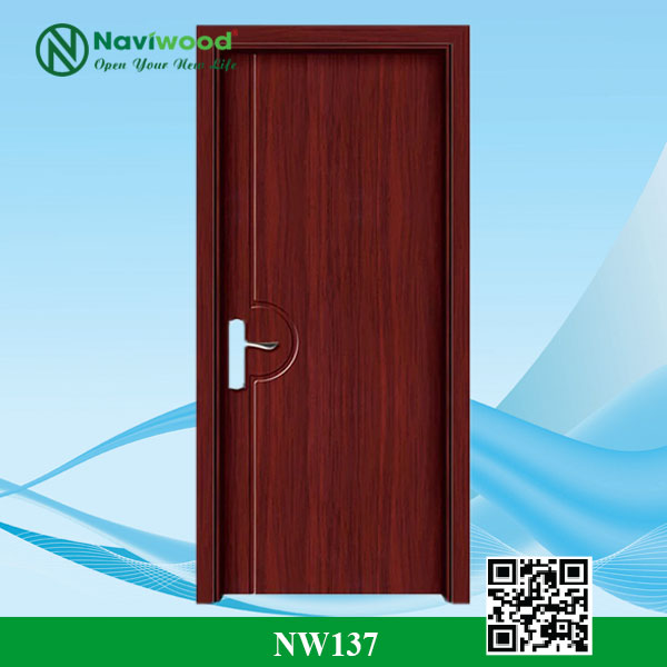 Cửa gỗ nhựa composite NW137 - Bán cửa gỗ nhựa Naviwood