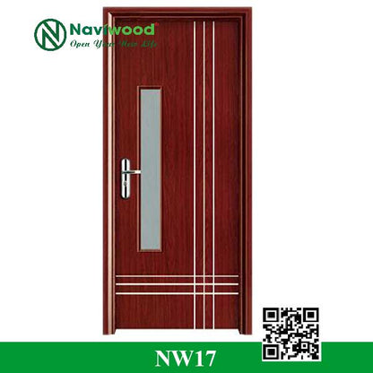Của gỗ nhựa composite NW17 - Bán cửa gỗ nhựa Naviwood