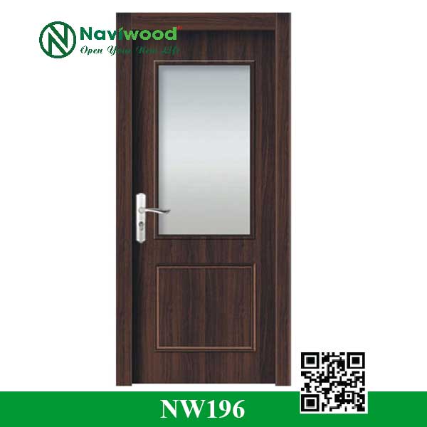 Cửa gỗ nhựa composite NW196 - Bán cửa gỗ nhựa Naviwood