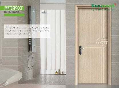 Cửa gỗ nhựa composite NW211 - Bán cửa gỗ nhựa Naviwood