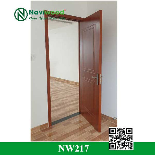 Cửa gỗ nhựa composite NW217 - Bán cửa gỗ nhựa Naviwood