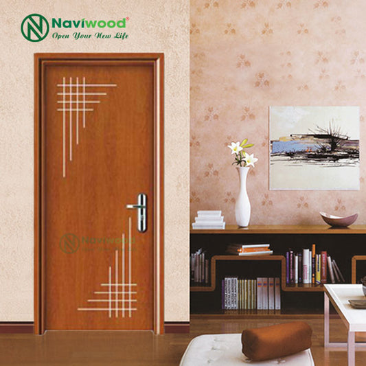 Cửa gỗ nhựa composite NW22 - Bán cửa gỗ nhựa Naviwood