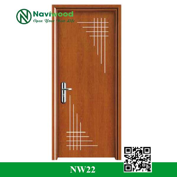 Cửa gỗ nhựa composite NW22 - Bán cửa gỗ nhựa Naviwood