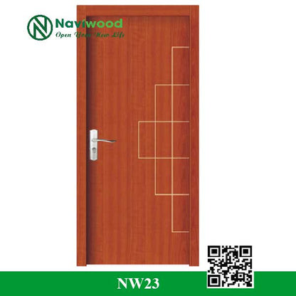 Cửa gỗ nhựa composite NW23 - Bán cửa gỗ nhựa Naviwood