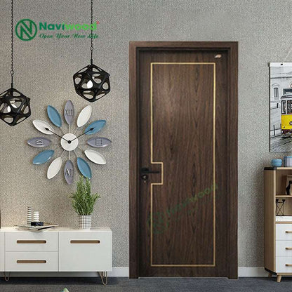 Cửa gỗ nhựa composite NW232 - Bán cửa gỗ nhựa Naviwood