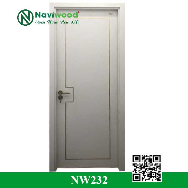 Cửa gỗ nhựa composite NW232 - Bán cửa gỗ nhựa Naviwood