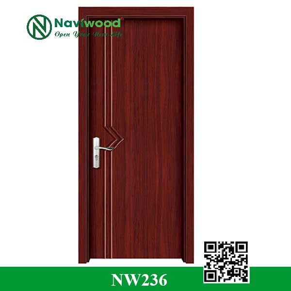 Cửa gỗ nhựa composite NW236 - Bán cửa gỗ nhựa Naviwood
