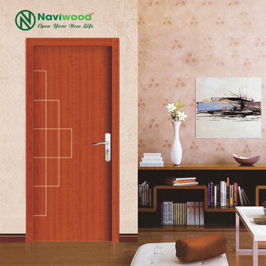 Wood plastic composite door NW23