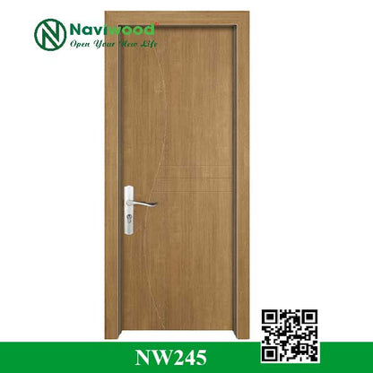Cửa gỗ nhựa composite NW245 - Bán cửa gỗ nhựa Naviwood