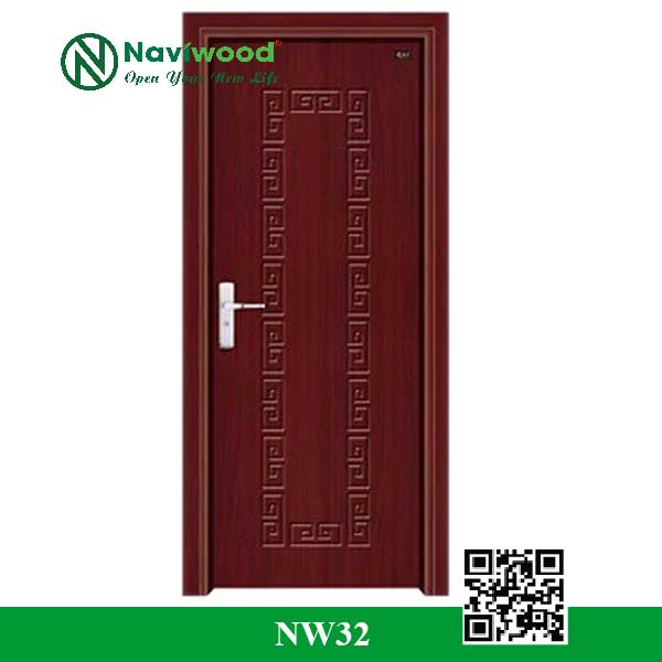 Cửa gỗ nhựa composite NW32 - Bán cửa gỗ nhựa Naviwood