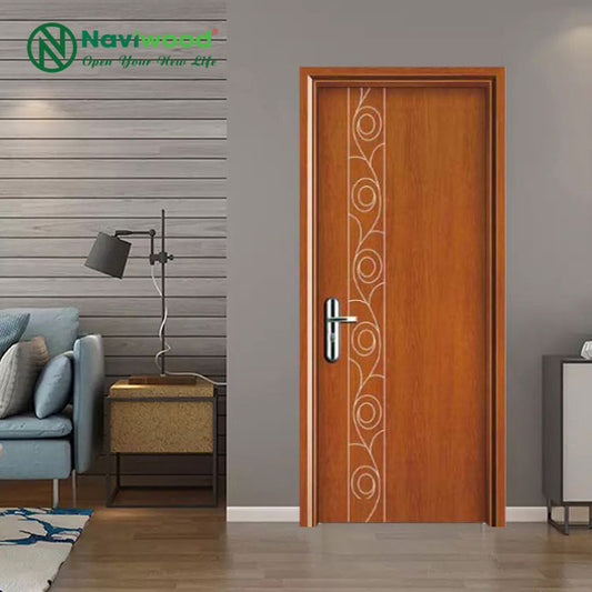 Wood plastic composite door NW34