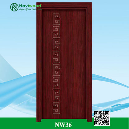 Cửa gỗ nhựa composite NW36 - Bán cửa gỗ nhựa Naviwood