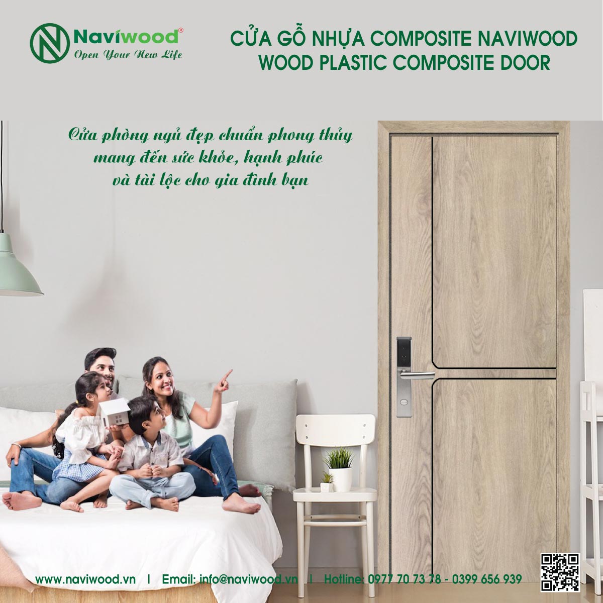 Cửa gỗ nhựa composite NW104