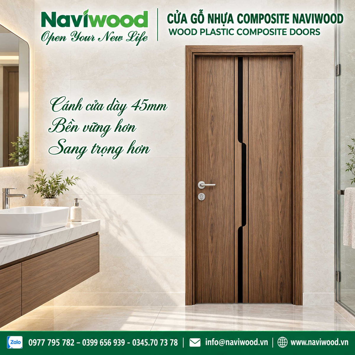 cửa gỗ nhựa composite naviwood nw41 mau 11