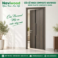 cửa gỗ nhựa composite naviwood nw41 màu  13 cửa đi mở ra