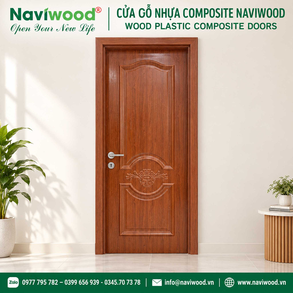 Cửa gỗ nhựa composite 3D