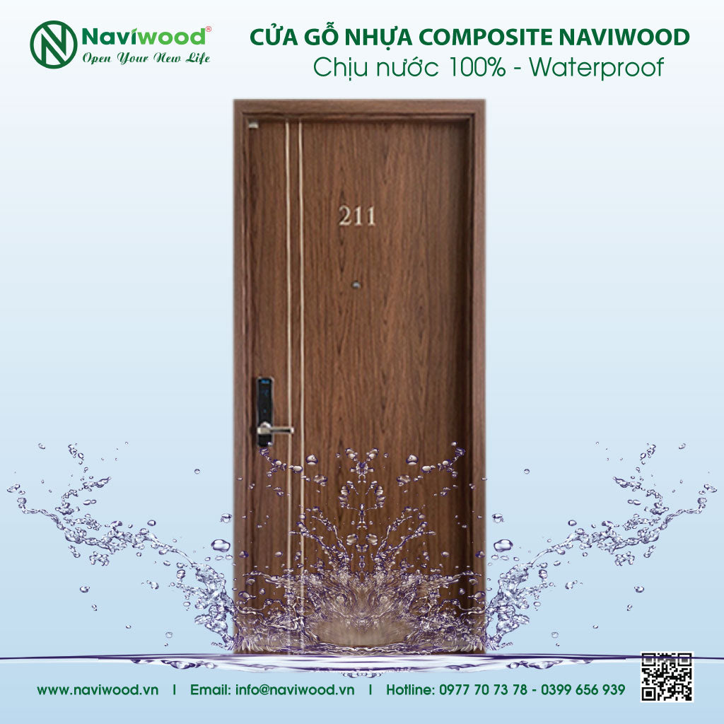 Composite wood door NW20: Perfect choice for every space