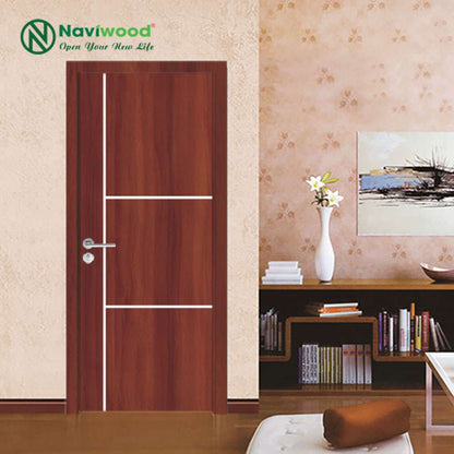 Cửa phòng ngủ gỗ nhựa composite NW04 - Cửa gỗ nhựa Naviwood