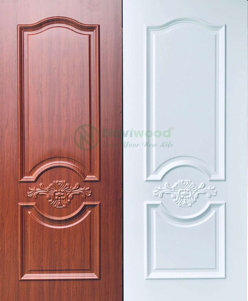 Cửa phòng ngủ gỗ nhựa composite 3D đẹp và sang trọng - Cửa gỗ nhựa Naviwood