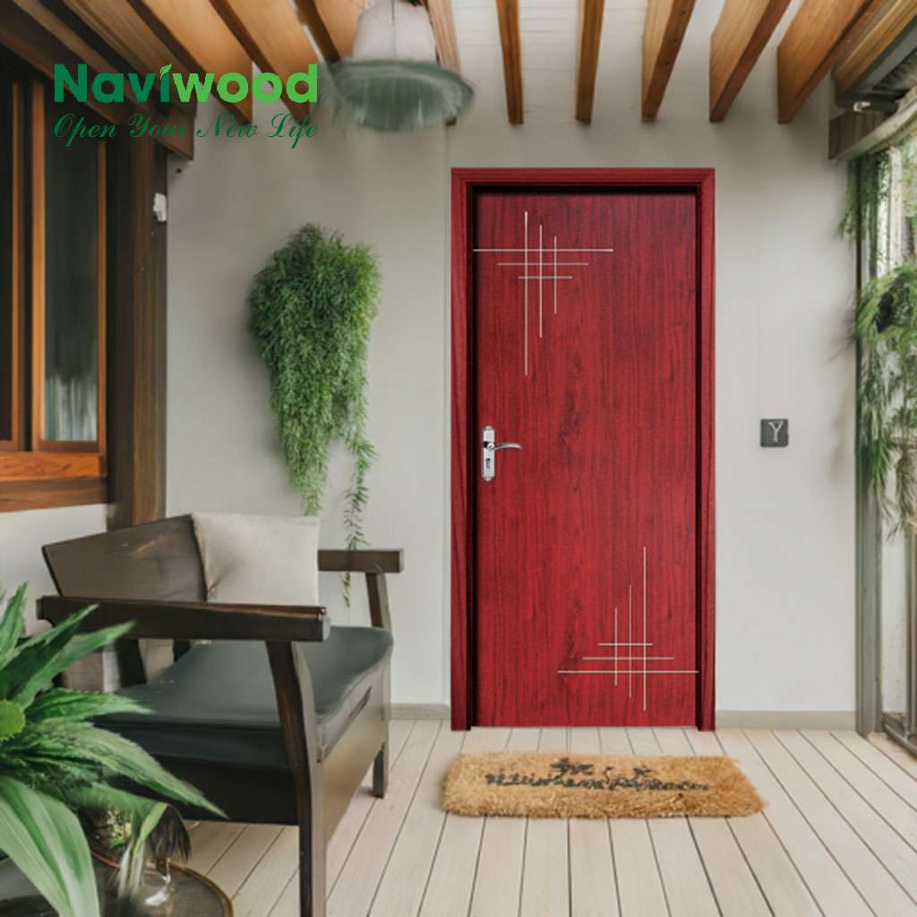 Cửa Gỗ Nhựa Composite Naviwood NW235 - Giải pháp hoàn hảo cho mọi không gian - Cửa gỗ nhựa Naviwood