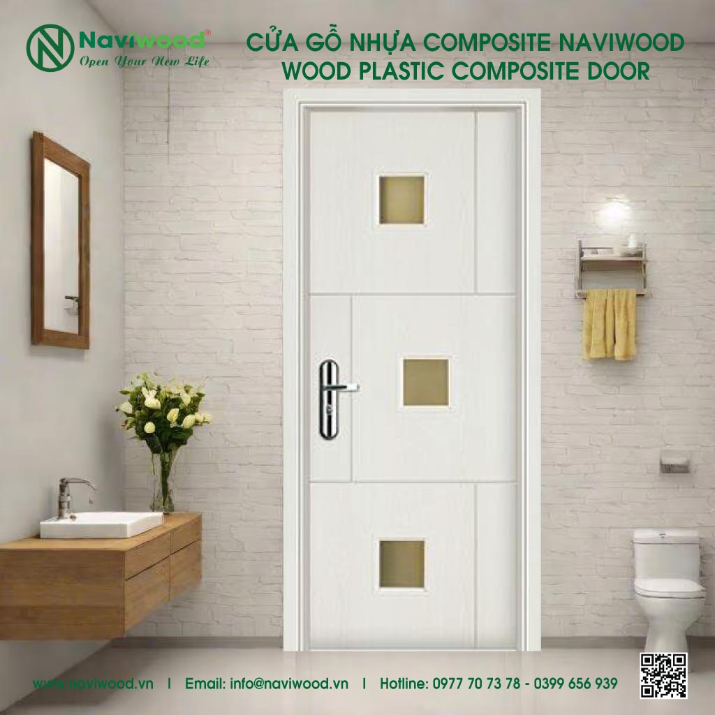 Cửa Nhà Vệ Sinh đẹp: Sang Trọng, Hiện Đại Cho Không Gian Của Bạn - Cửa gỗ nhựa Naviwood