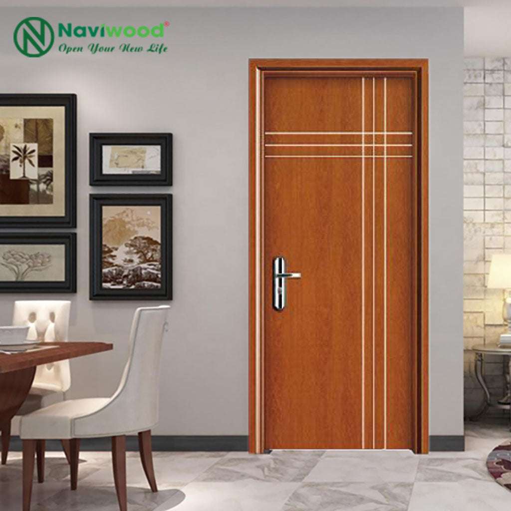 Cửa thông phòng gỗ nhựa composite đẹp NW06 - Cửa gỗ nhựa Naviwood