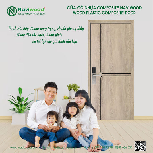 Cửa gỗ nhựa composite NW104