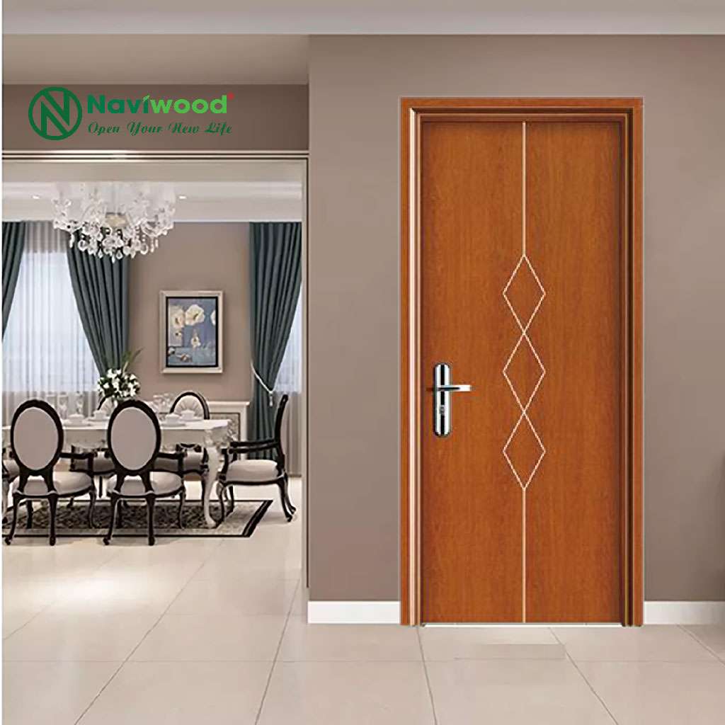 Cửa phòng ngủ gỗ nhựa composite đẹp NW16: Thanh lịch và nổi bật - Cửa gỗ nhựa Naviwood