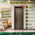 Cửa gỗ nhựa Composite NW187: Sang trọng và hiện đại - Cửa gỗ nhựa Naviwood