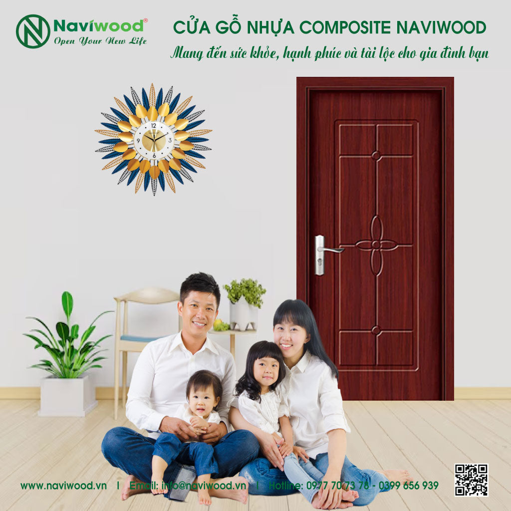 Cửa Gỗ Nhựa Composite NW238
